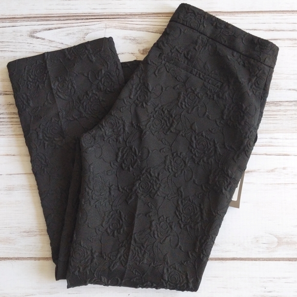 eva mendes for New York & Company Pants - Nwt Eva Mendez Rose Jacquard Pants #409